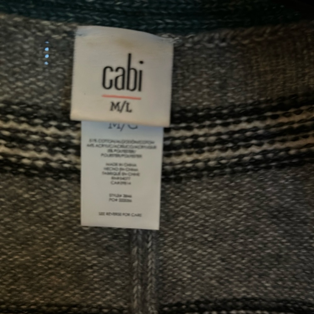 Cabi poncho beautiful blues , sweater